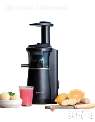 Бавна сокоизстисквачка Panasonic MJ-L501KXE, 150W, 45 об./мин., с приставки за десерт и шербет, снимка 8 - Сокоизстисквачки и цитрус преси - 53983362