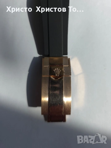 Promotion!!!Rolex Daytona Rose Gold 116515 Black Dial Oysterflex Rubber Band, снимка 7 - Мъжки - 53704654
