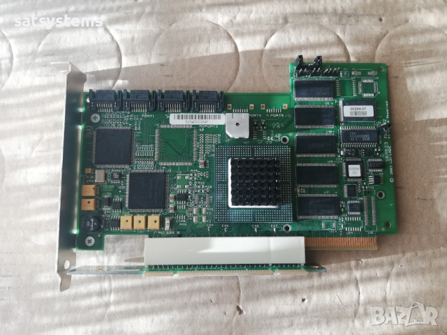 LSI Logic SER523 REV B2 Serial ATA-150 4-Ports PCI-X Raid Controller Card, снимка 1 - Други - 45012167