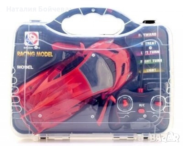 Класическа кола 1:16, с дистанционно управление, в куфар, снимка 2 - Коли, камиони, мотори, писти - 53380765