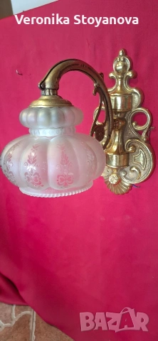 Старинен аплик, снимка 2 - Лампи за стена - 53028926