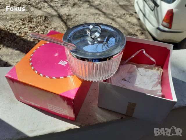 WMF - Захарница нова с оригинална кутия, снимка 8 - Антикварни и старинни предмети - 53771913