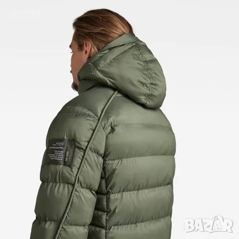 G-STAR RAW Мъжко Пухено Зимно Яке Парка G-Whistler Padded Hooded Parka, снимка 5 - Якета - 47230832