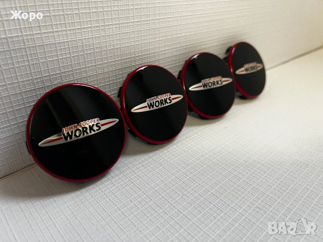 Оригинални BMW / MINI John Cooper Works капачки за джанти – комплект 4 бр. JCW / Mini Cooper / мини, снимка 4 - Аксесоари и консумативи - 53484161