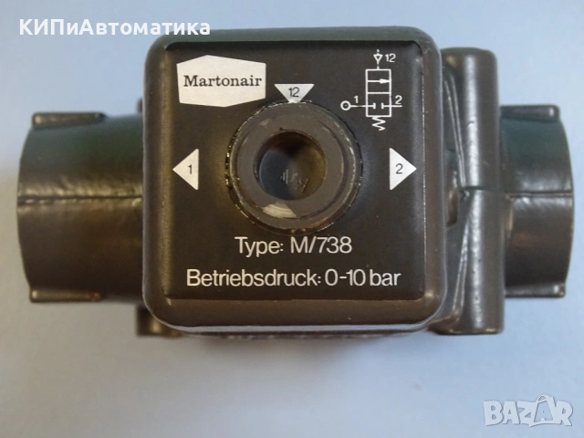 Пневматичен клапан Martonair S/738C(M/738)Poppet valve 0-10Bar, снимка 2 - Резервни части за машини - 54205464