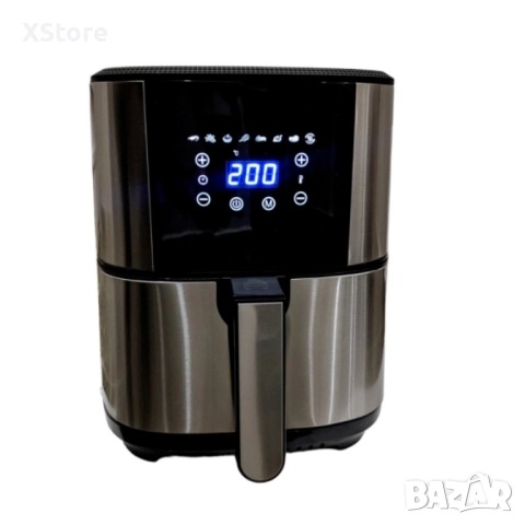 Фритюрник за пържене без мазнина/ AirFryer , снимка 2 - Фритюрници - 52430596