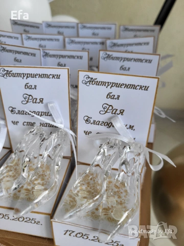 Подарък за гости за абитуриентка - акрилни обувки , снимка 3 - Декорация - 54163379