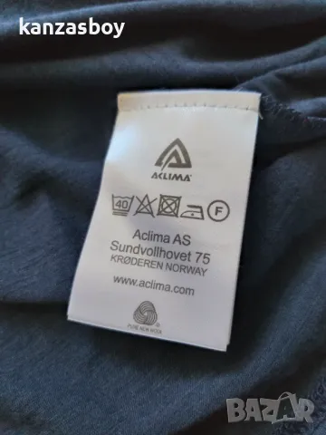 Aclima - Lightwool T-Shirt - Merino base layer - мъжка мерино тениска КАТО НОВА ХС, снимка 6 - Тениски - 46839019