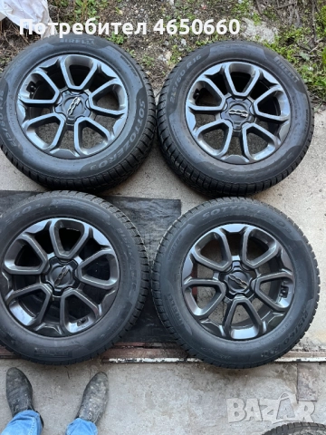 16 цолови алуминиеви джанти със зимни гуми за Фиат 500Х