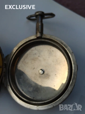 Швейцарски часовник с аларма на Meuron et Comp. 1780 година. , снимка 3 - Джобни - 53829394