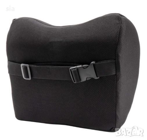 Възглавница за седалка на кола, мемори пяна, ергономична, черна , снимка 2 - Аксесоари и консумативи - 51678893