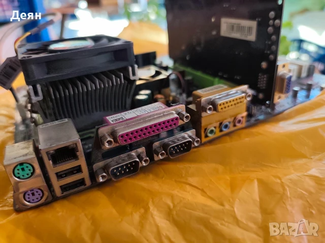 Retro combo дънна платка процесор рам видеокарта, снимка 3 - Дънни платки - 51156366