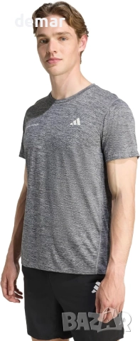 Мъжка тениска adidas Own The Run Melange с къс ръкав, S, 1 брой, снимка 3 - Тениски - 51733218