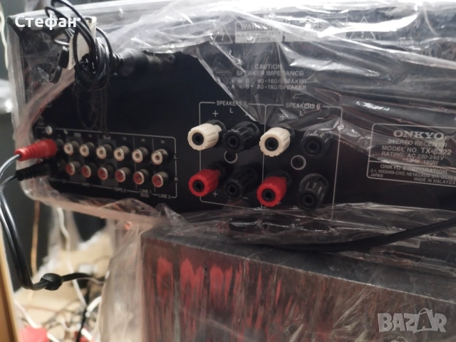 Стерео ресийвър ONKYO TX-8222, снимка 5 - Ресийвъри, усилватели, смесителни пултове - 53112343