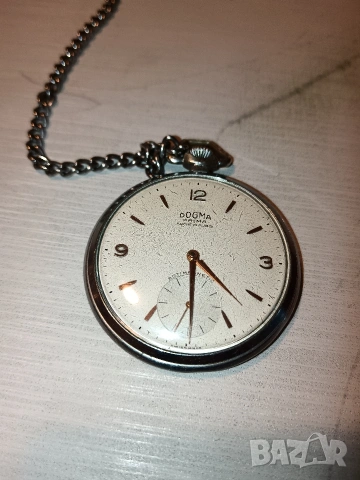 Продавам швейцарски джобен часовник DOGMA, снимка 3 - Антикварни и старинни предмети - 53278720
