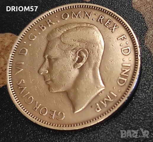 Монети Великобритания - 5 бр.› Крал Джордж VI (1939-1948)), снимка 10 - Нумизматика и бонистика - 46413220