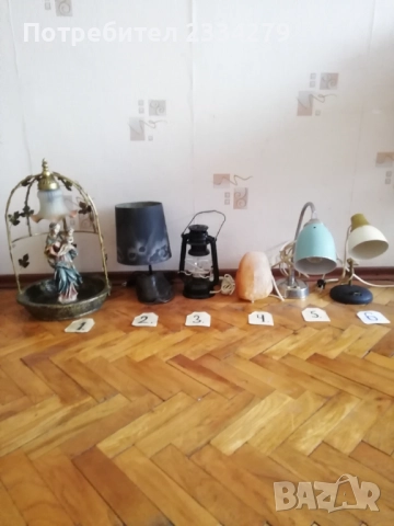 Стари настолни, нощни лампи, различни години. , снимка 2 - Настолни лампи - 52080092