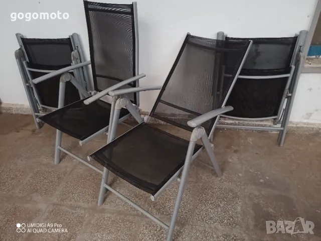сгъваем стол, ПОДСИЛЕН за ТЕЖКИ, ЕДРИ ХОРА, шезлонг за плаж, сгъваем стол с много позиции, снимка 1