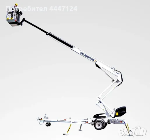 Телескопична вишка на ремарке, DINO 210 XT - 21 метра, Под наем