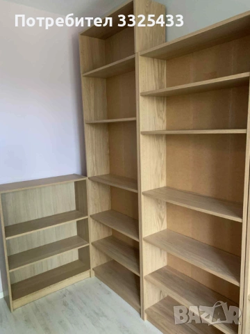 Дървени модули цвят бреза-5 броя, снимка 2 - Секции и витрини - 53051975