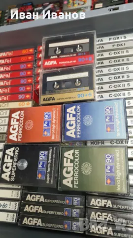 AGFA аудиокасети  записани, снимка 3 - Аудио касети - 49734387