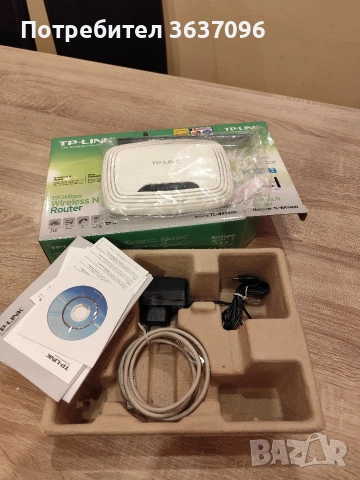 Рутер TP-Link TL-WR740N 150Mbps, снимка 2 - Рутери - 53650279