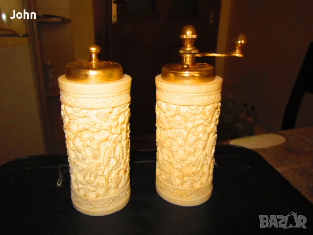 Луксозна Солница и Мелница за Черен Пипер Италия, снимка 9 - Аксесоари за кухня - 50566697