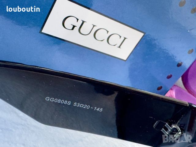 GUCCI GG0808 с лого 1:1 дамски слънчеви очила котка, снимка 10 - Слънчеви и диоптрични очила - 45248805