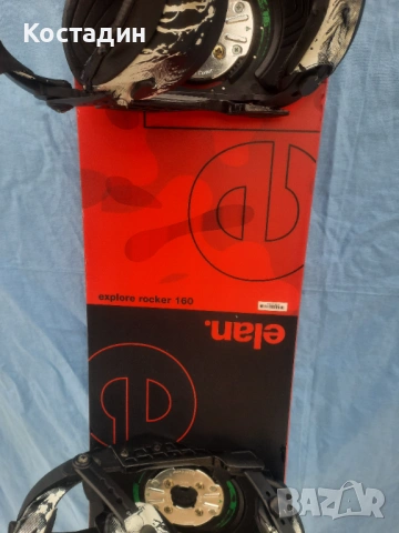 Сноуборд  Elan Explore Plus R 160см.  с автомати, снимка 4 - Зимни спортове - 53171023