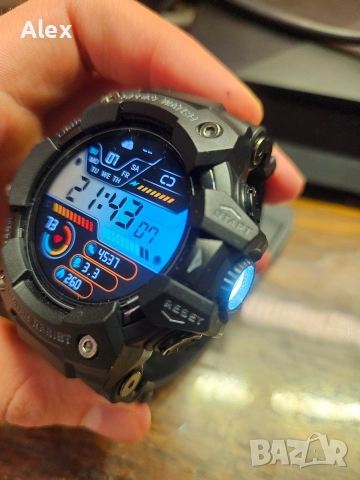 Масивен Military Smart Watch – Чисто Нов, Обаждания, Водоустойчив, снимка 14 - Смарт часовници - 52683188