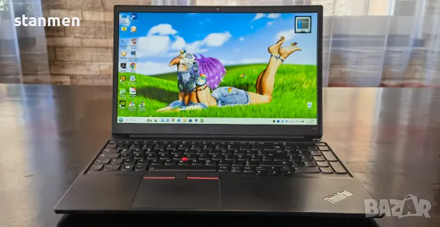 Продавам Lenovo ThinkPad E15/IPSматFullHDсKам/i7-8x2.8ghzThr/ssd512/16gb/nVidiaMX450/НоваБат  , снимка 2 - Лаптопи за игри - 49584969