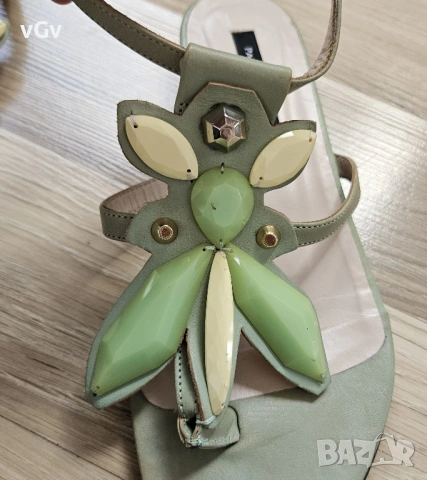 Дамски сандали  Patrizia Pepe - 36, снимка 4 - Сандали - 54165354