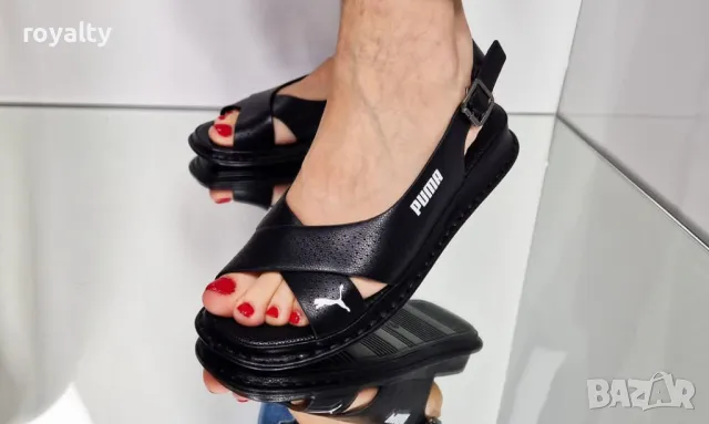 Puma черни дамски сандали , снимка 6 - Сандали - 50364815