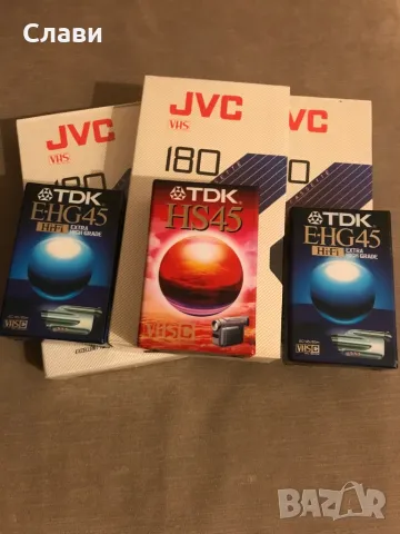 Нови видеокасети VHS-C/VHS, снимка 1 - Плейъри, домашно кино, прожектори - 48436998