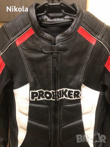 ЧИСТО НОВ кожен екип PROBIKER размер 50 цял, снимка 2 - Други спортове - 46613941