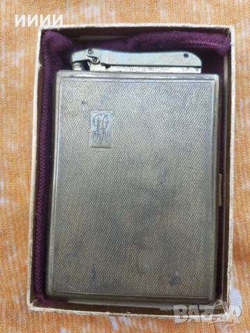 Бензинова запалка табакера COLIBRI MONOPOLY 