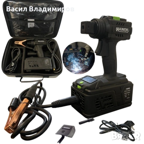 Професионален ръчен инверторен електрожен тип пистолет с дисплей, HAWEK 400A