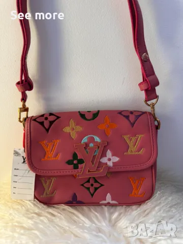 LOUIS VUITTON красота в розово, снимка 1 - Чанти - 47808493