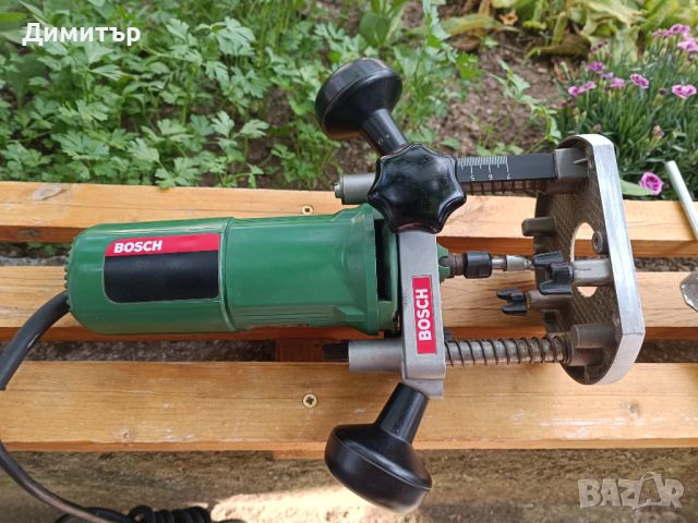 Bosch POF 52 оберфреза 500 W с аксесоари, снимка 6 - Други инструменти - 46130067