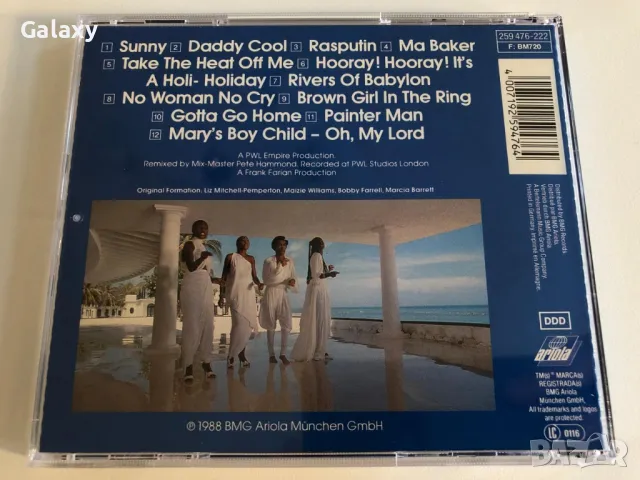 Boney M. Reunion - Greatest Hits Of All Times 1988, снимка 3 - CD дискове - 47634375