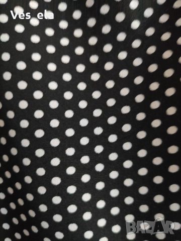блуза на точки в черно и бяло , снимка 2 - Тениски - 45537101