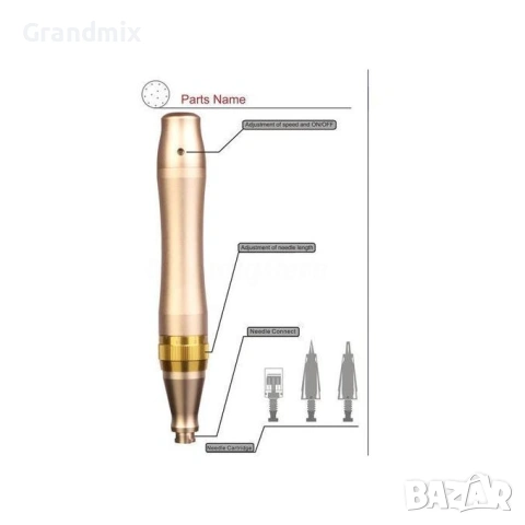 Dr. Pen Ultima M5 против бръчки и стареене, дълбочина 0,25 - 3,00 mm, 5 скорости, снимка 2 - Козметични уреди - 53475991