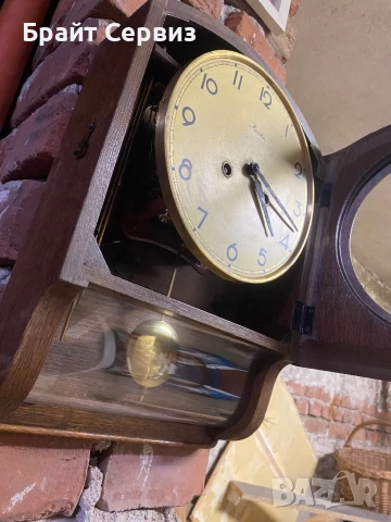 Стенен часовник Mauthe, снимка 2 - Антикварни и старинни предмети - 50929050