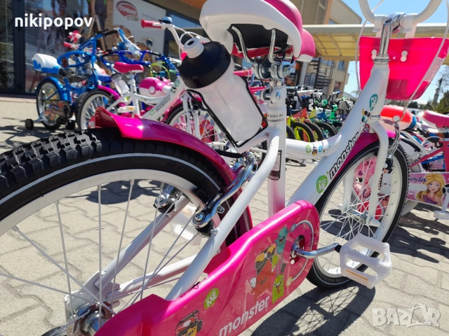 MONI Велосипед 20" 2081 розов, снимка 11 - Велосипеди - 53773418