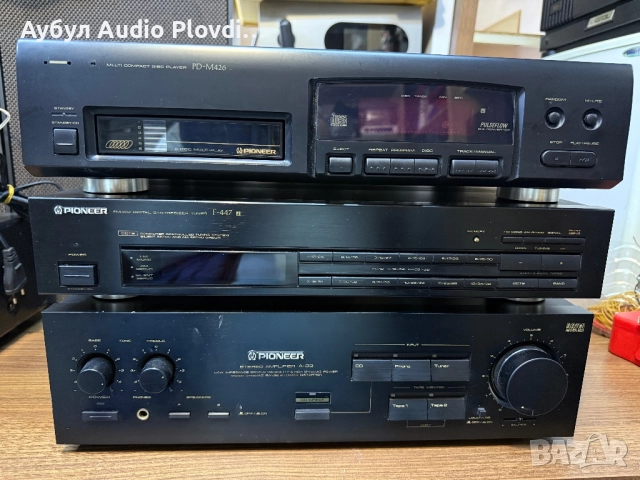 Pioneer Сет A-33 Усилвател/CD чейнджър PD-M426/F-447 Радио дек