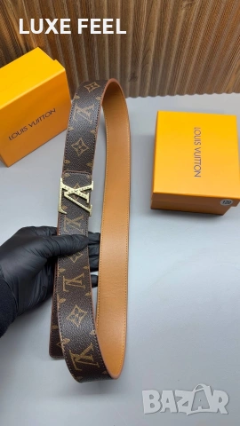 Louis Vuitton ⚜️ Естествена Кожа ⚜️ Дамски Колани , снимка 3 - Колани - 53646419