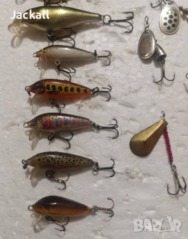 Воблер Rapala, dam, mepps, блесна blue Fox кефал, костур, пъстърва trout спининг, снимка 2 - Стръв и захранки - 52903721