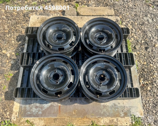 4бр.Оригинални железни джанти 15цола 4x108 ET23 за Citroen,Peugeot