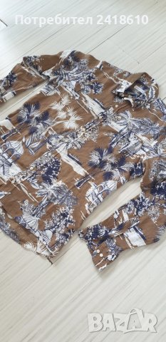 ETRO Milano Len  Made in Italy Mens Size L  ОРИГИНАЛ! Мъжка Ленена Риза., снимка 9 - Ризи - 50497711