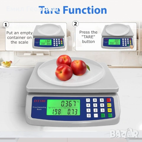 Мини електрическа везна 30 кг DT-580, снимка 6 - Други стоки за дома - 53165566